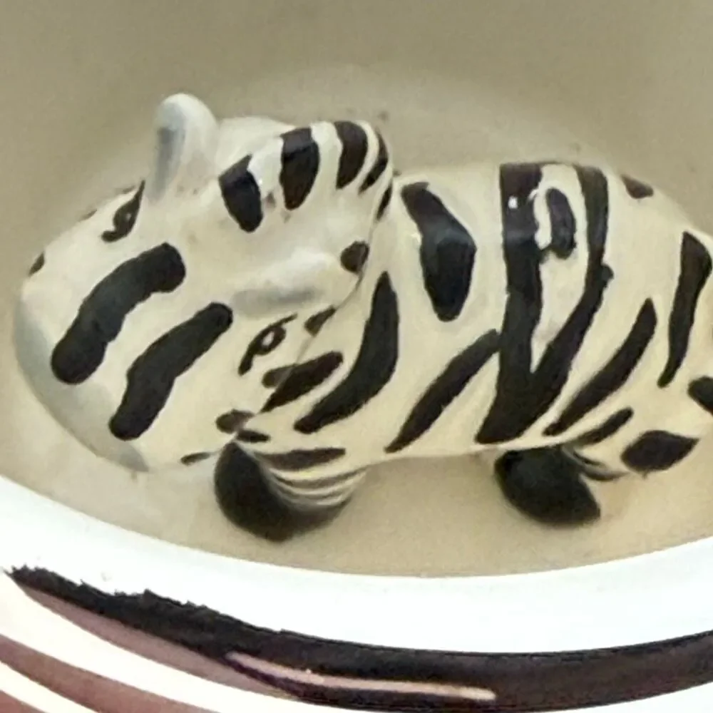 Pier 1 Imports Zebra Surprise cup size 3.5x4